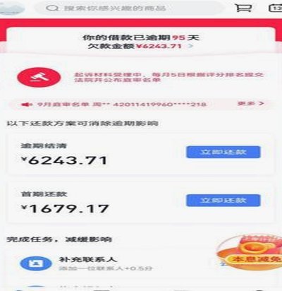 分期乐怎么看借款总额