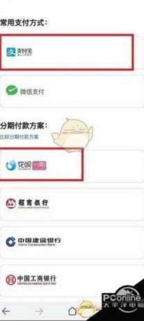 有哪些购物平台支持花呗