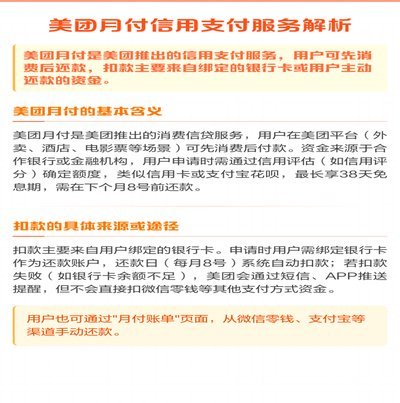 美团月付能不能套