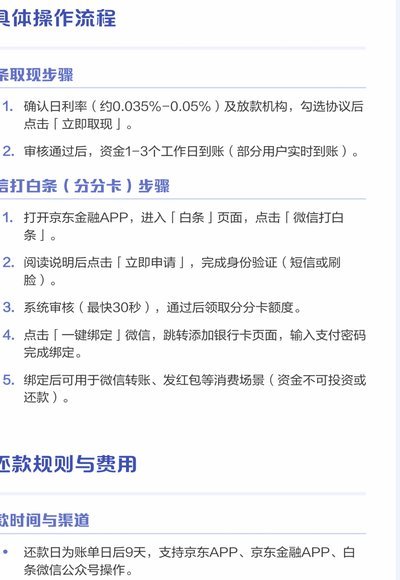 白条借款付款流程是什么