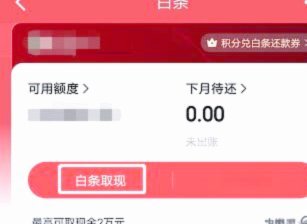 白条如何提现